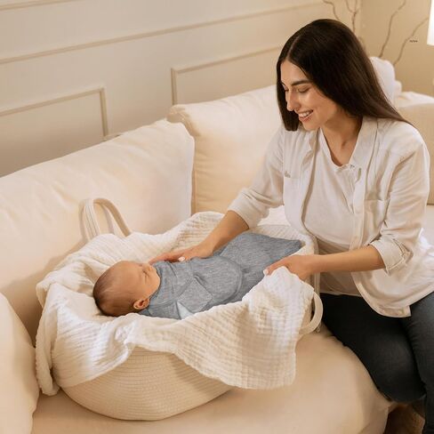 Sweety Fox 3-Pack Organic Baby Moaddle Sleep Sacks-القماشات للحديدين الجدد ، ورضيع 0-3 أشهر ، والبنات الصغيرة ، والبنين ، وأكياس النوم الوليدة الناعمة والحيوانية ، وبطانيات الحضانة ، وإغلاق Velcro (dagonfly) in Kuwait