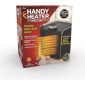 Handy Heater Hand Warmers Ultra, Cordless & Rechargeable Hand Warmers That Last up to 7 Hours Per Warmer, Reusable, Portable & Lightweight, 3 Heat Settings