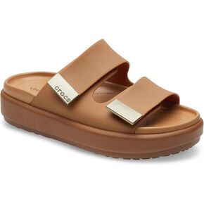 Crocs Brooklyn Luxe Sandal Tan/Tan 5 M