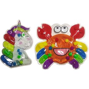 2pcs Color Sorting Sensory Toys,Fidget Toy,Squeeze Toy,Color Matching Toy,Preschool Educational Toy,Great Sensory Toy,Brain Imagination Tools for Kids and Adults (YLL13shuidai2)