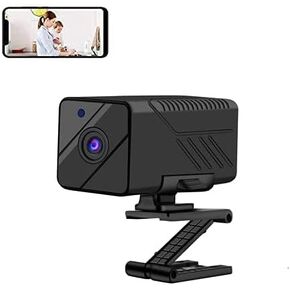 1080P Mini Camera Wireless WiFi Portable Small HD Nanny Cam with Night Vision Motion Detection Indoor IP Security Camera App Cloud Storage