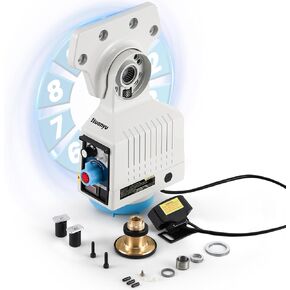 Huanyu APF-500 Power Feed X-Axis for Milling Machine 650IN-LB Torque 0-210RPM Auto Power Table Feed Driller Drilling Tool Feeder 110V