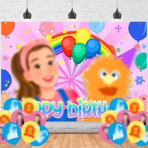 Teacher Party Supplies5x3FT,Teacher Backdrop,Cartoon Teacher Theme Happy Birthday Party Banner for Boys and Girls Cartoon Anime Party Decoration
