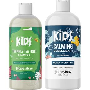 HONEYDEW Kids Rosemary Shampoo - Natural Essential Oils Hair Cleanser, Paraben and Sulfate Free, Plant Based Formulas, Gentle on Skin, 16 Fl Oz (473 ml)