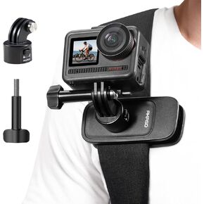 AKASO Quick Release Universal Backpack Clip Magnetic Mount for GoPro Hero 13 12 11 10 9 /EK7000/EK7000 Pro/Brave 4/Brave 4 Pro/Brave 7 LE/Brave 7/Brave 8 Action Cameras