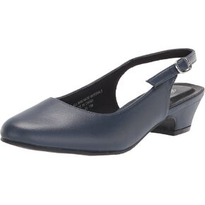 AngelSteps Women's Adult Delia Pumps Dress Shoes Low Heel Slingback