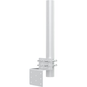 Outdoor Antenna Mount, 14 inch Antenna Pole, Universal Mount Brackets for Wall, Roof or Eave, Weather Proof, Solid Structure, Easy Installation, Mounting Pole 1.5" Diameter