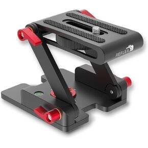 REFLEX CAMERA Z-Type Foldable Quick Release Plate – Durable Aluminum Tripod Adapter, 360° Rotation, Quick Setup, Stable Mount for DSLR & Video Cameras, Ideal for Smooth Angles & Precise Shots