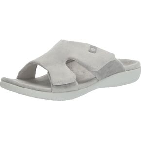 Spenco Women's Kholo Visa Slipper, Dove Grey, 7 Wide