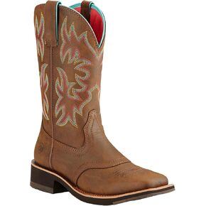 Ariat 100186768C Women's Delilah Western Boot Toasted Brown 8C