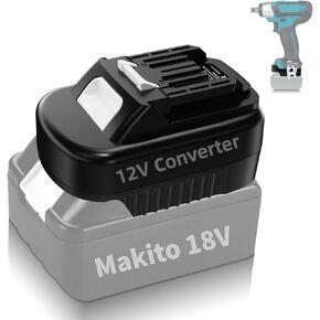 for Makita18V to for Makita 12V Li-ion Battery Adapter,for Makita 10.8V12V Cordless Power Tools,Adaptor for Makita BL1830 BL1850 Convert to for Makita BL1016 BL1021B BL1020B(not Include Battery)