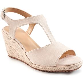 Alicegana Wedge Sandals for Women 2025 - Dressy Summer Wedges Heels Comfortable Casual Open Toe Platforms Shoes