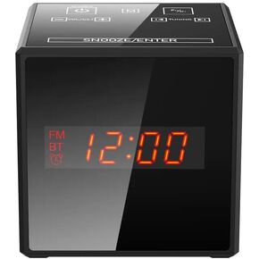 3K WiFi Clock Security Camera - Wireless Nanny Cam, 150° Wide-Angle Lens, Motion Detection