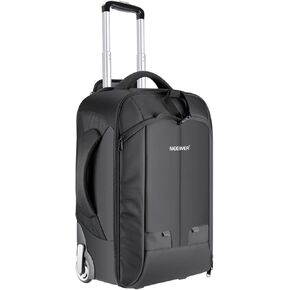 Neewer 2-in-1 Rolling Camera Backpack Trolley Case - Anti-Shock Detachable Padded Compartment