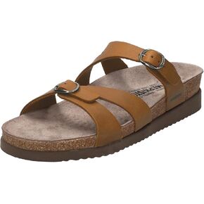 Mephisto Women's Hannel Slide Sandal, Camel, 5