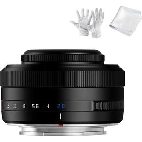 TTartisan 27mm F2.8 Autofocus Lens for Fuji X, Compatible with Fuji X-Mount Cameras XS10 X-E4 X-T10 X-T20 X-T3 X-T4 X-T100 X-T200 X-T30 X-Pro1 X-Pro2 X-Pro3 X-E1