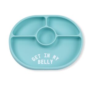 Bella Tunno Wonder Baby Plates – Silicone Suction Plates for Baby, Toddler, & Kids, Great for Baby Led Weaning, BPA Free, Kid and Baby Must Haves, 4 Sections (Miss Mess)