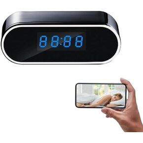 Home Security Camera HD 1080P Indoor with Clock Detector, WiFi Smart Camera with Night Vision,Motion Detection ﻿