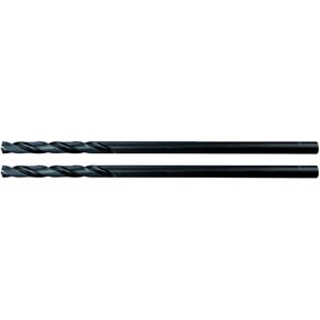 Maxtool 3/8 "x12" 2pcs تدريبات تمديد طائرة متطابقة HSS M2 إضافية تويست تويست تويست بوتس مستقيمة بشكل مستقيم اللون الأسود ؛ ACF02B12R24P2