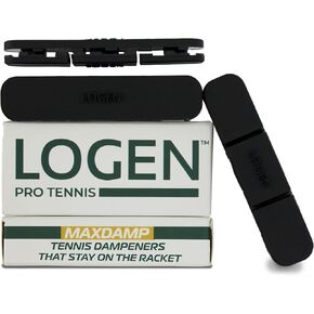 Tennis Dampener - Racket Vibration Dampener/Shock Absorber - for Tennis Elbow Pain Relief - 3 Pack That Stay on The Racket - Designed by a Tennis Athlete and Engineer