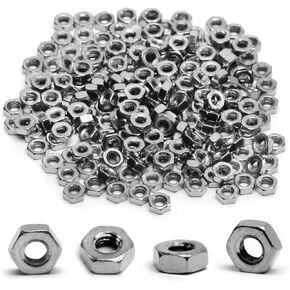 MROMAX M3-0.5MM NUTS HEX ، Carbon Steel Metric Thread Choins Hexagon Nut Hackel مطلي بالمعدات الميكانيكية ، إصلاح البناء 100 مساءً in Kuwait