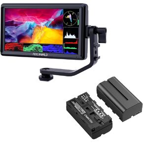 FEELWORLD S55 Camera Monitor with 2 x F550 2200mAh Batteries