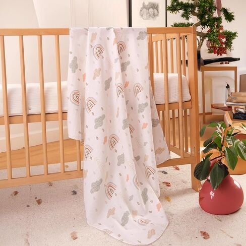 Muslin Baby Swaddling 3 Pack Set -%100 Cotton Baby Muslin Diaper, 31.5"x 31.5" (Baby Girl) in Saudi Arabia