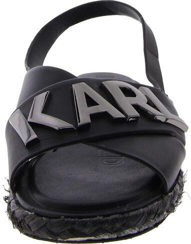 KARL LAGERFELD Women's Everyday Cushioned Insole Haden-Platform Ankle Sandal Flat in Saudi Arabia