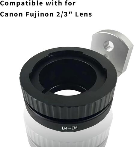 B4 (2/3 ")-محول عدسة NIK/Z ، عدسة متوافقة B4 (2/3") إلى جسم الكاميرا NIK/Z متوافق مع NIK/Z FC ، Z30 ، Z9 ، Z8 ، Z6 ، Z7 ، Z5 ، Z50 +مع قطعة قماش تنظيف Tripo+ in Kuwait