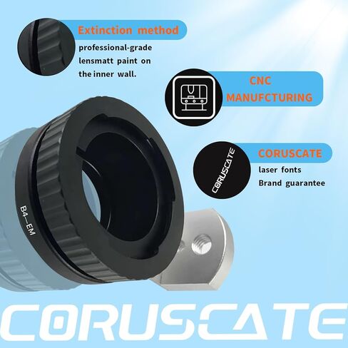 B4 (2/3 ")-محول عدسة NIK/Z ، عدسة متوافقة B4 (2/3") إلى جسم الكاميرا NIK/Z متوافق مع NIK/Z FC ، Z30 ، Z9 ، Z8 ، Z6 ، Z7 ، Z5 ، Z50 +مع قطعة قماش تنظيف Tripo+ in Kuwait