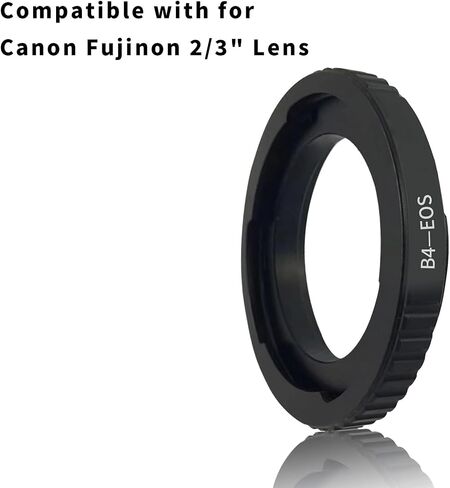 B4 (2/3")-M4/3 Lens Adapter,Compatible B4 (2/3") Lens to Micro Four Thirds (M4/3 MFT) Mount Cameras:EPL7,EPL6,EPL5,EPL3,EPM1,EP2,EPL2,GX85,GX80,GX9,GX8,GX7,BGH1,GF1,GF2,G6,GF1,GF2,GF3 in Saudi Arabia