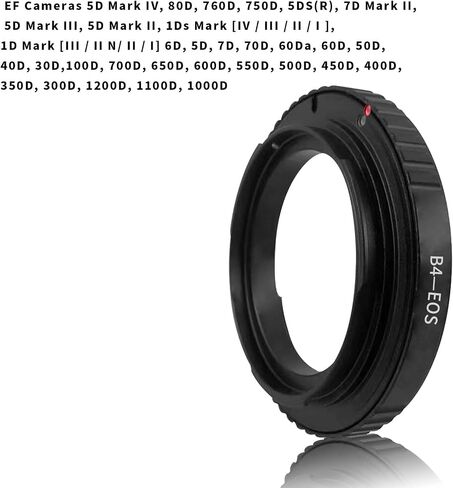 B4 (2/3")-M4/3 Lens Adapter,Compatible B4 (2/3") Lens to Micro Four Thirds (M4/3 MFT) Mount Cameras:EPL7,EPL6,EPL5,EPL3,EPM1,EP2,EPL2,GX85,GX80,GX9,GX8,GX7,BGH1,GF1,GF2,G6,GF1,GF2,GF3 in Saudi Arabia