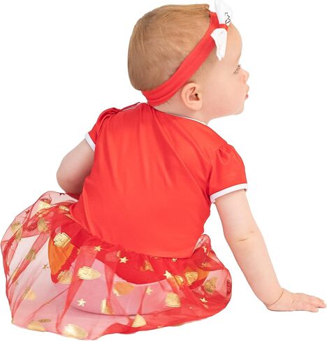 MODERN HERO NFL BUFFALO BILLS Officially Licensed Infant One-piece Bodysuit and Leggings Costume includes One-piece Bodysuit with Mesh Skirt, Leggings and Matching Headband, Size 24 Months in Kuwait