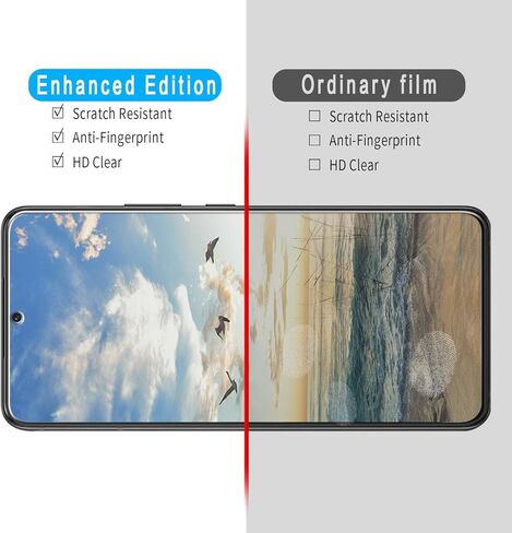 Slanku [3-Pack] واقي شاشة لهاتف Samsung Galaxy S22 5G من الزجاج المقسى، يدعم قارئ بصمات الأصابع، خالٍ من الفقاعات، مضاد للخدش، سهل التركيب in Saudi Arabia