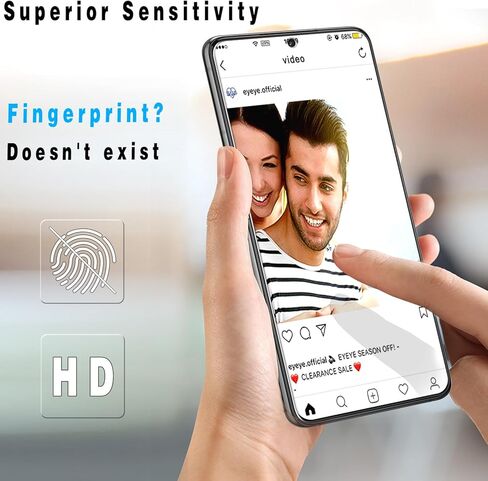 Slanku [3-Pack] واقي شاشة لهاتف Samsung Galaxy S22 5G من الزجاج المقسى، يدعم قارئ بصمات الأصابع، خالٍ من الفقاعات، مضاد للخدش، سهل التركيب in Saudi Arabia