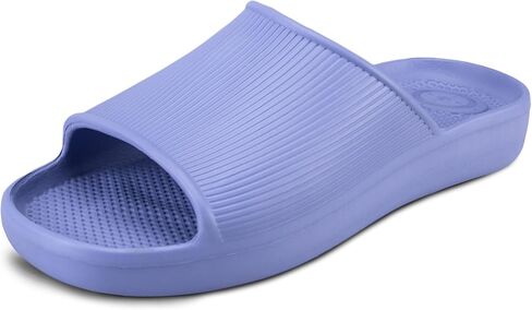 totes Women's Molded Ribbed Texture Slide Sandal in Saudi Arabia