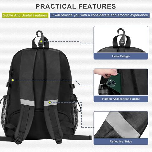 حقيبة ظهر للتنس للرجال والنساء، سعة كبيرة تحمل مضاربين مع حجرة أحذية جيدة التهوية وجيب معزول in Kuwait