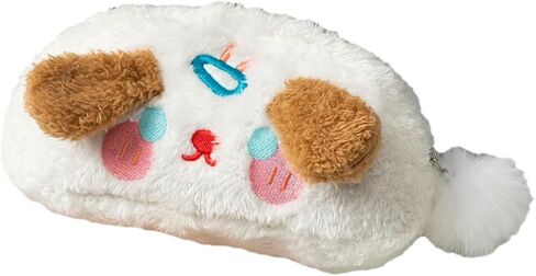 Toplive Cute Pink Pencil Case, Plush Pencil Pouch Fuzzy Pen Case, Cartoon Makeup Bag Kawaii Stationery Cosmetic Organizer Bag for Teens Girls Women, Pink Rabbit in Kuwait