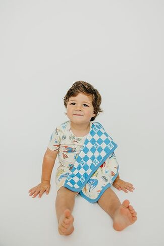 Copper Pearl Baby Security Blanket Set of 2 - Portable Size for Self-Soothing On-The-Go, Ideal Baby Blankets for Boys and Girls - Ultra-Soft, and Gift-Ready Loveys - Justice League™ in Saudi Arabia