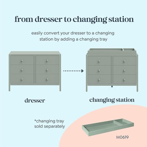 Davinci Birdie 6-Drawer Dresser in Kuwait