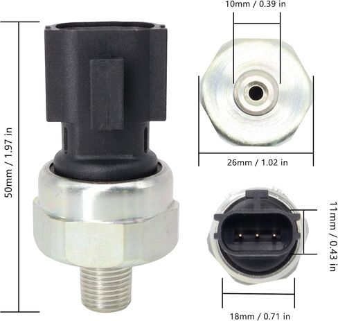 HiSport Oil Pressure Sensor Switch PS417 25070-CD00A Compatible with Nissan 2003-2011,QX56 2004-2006 in Saudi Arabia