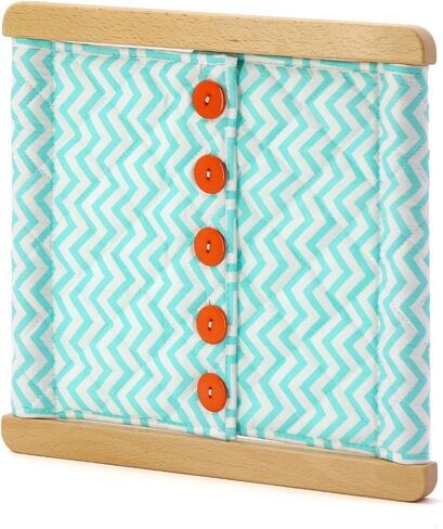 Kiddison Montessori Dressing Frames 11.8" for CASA 9 Fastener Styles Practical Life Skills Learning Material (TC20230125005, Lacing Frame, TC20230125005) in Saudi Arabia