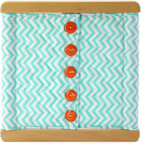 Kiddison Montessori Dressing Frames 11.8" for CASA 9 Fastener Styles Practical Life Skills Learning Material (TC20230125005, Lacing Frame, TC20230125005) in Saudi Arabia