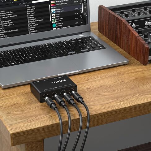 DigitalLife Stand-Alone MIDI Merge Box - 2-Input/1-Out 5-PIN DIN MIDI Interfaces, LED Indicator, Metal in Saudi Arabia