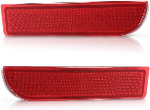 G-PLUS Rear Bumper Reflector Set Left and Right Side Compatible with Ford Fusion 2013-2018 DS7Z13A565A FO1185103 DS7Z13A565B FO1184103 in Kuwait