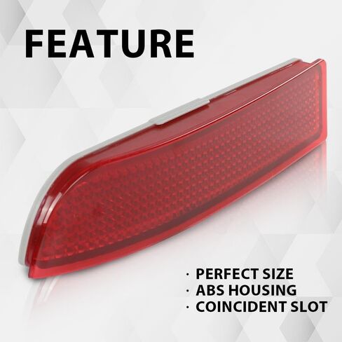 G-PLUS Rear Bumper Reflector Set Left and Right Side Compatible with Ford Fusion 2013-2018 DS7Z13A565A FO1185103 DS7Z13A565B FO1184103 in Kuwait