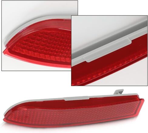 G-PLUS Rear Bumper Reflector Set Left and Right Side Compatible with Ford Fusion 2013-2018 DS7Z13A565A FO1185103 DS7Z13A565B FO1184103 in Kuwait
