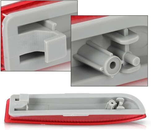 G-PLUS Rear Bumper Reflector Set Left and Right Side Compatible with Ford Fusion 2013-2018 DS7Z13A565A FO1185103 DS7Z13A565B FO1184103 in Kuwait