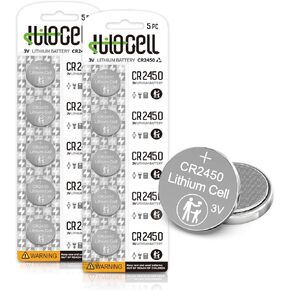 5 عبوات من بطاريات الليثيوم 3 فولت CR2016، بطاريات خلية زر 3 فولت CR 2016، بطارية 2016 عالية السعة تدوم طويلاً مع عمر افتراضي 10 سنوات...5 قطع in Kuwait