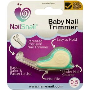 Baby Nail Trimmer 3-in-1 - Safe Trimmer, Nail File & Under Nail Cleaner for Newborns & Toddlers - Fuss-Free, Safer, Cleaner, Faster Nail Care Tool